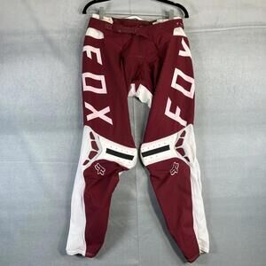 Fox Flexair Pants Mens 30 Red Belted Motocross Mountainbike Racing Outdoor MTB